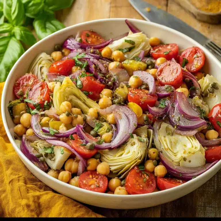 Tuscan Artichoke Tomato Salad Recipe