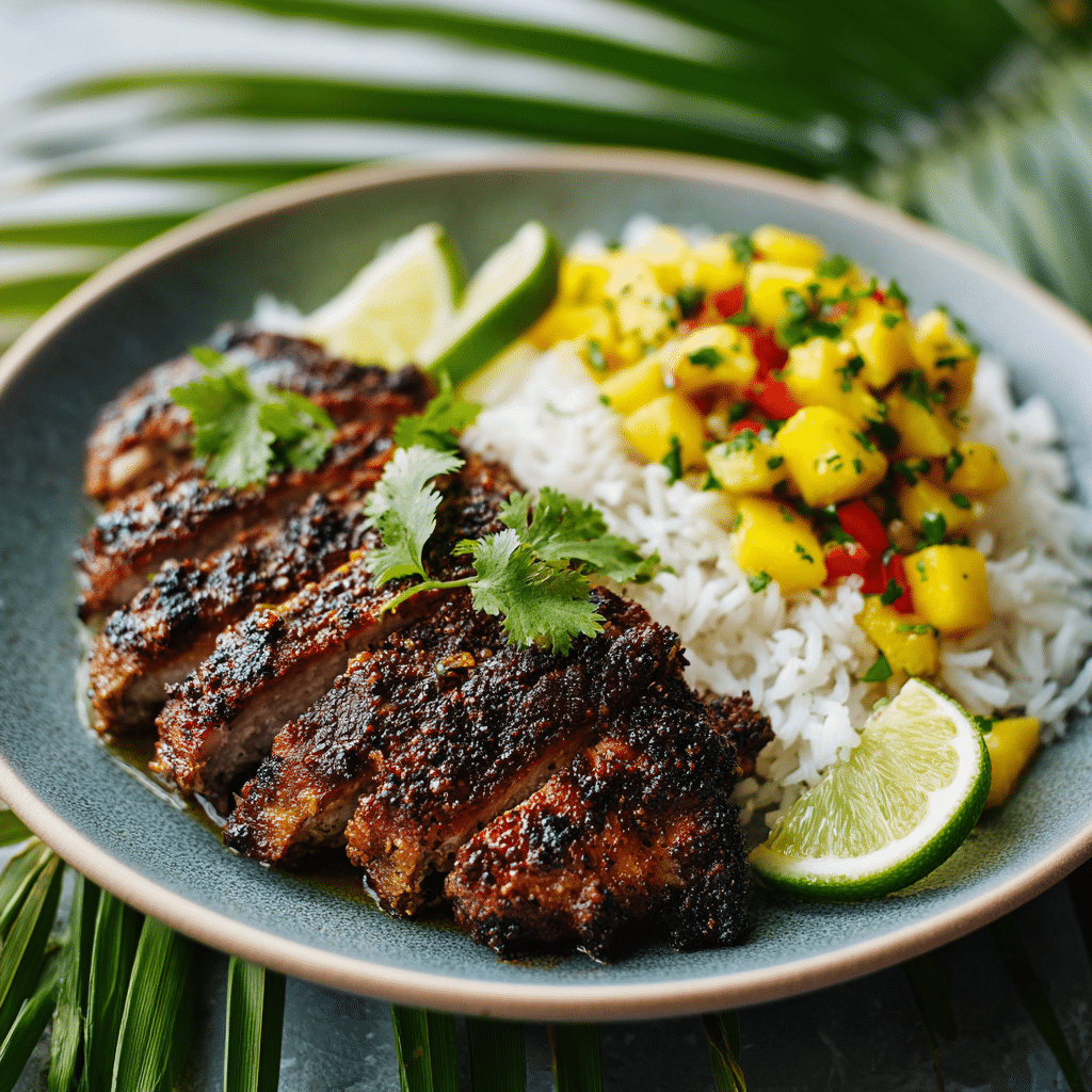Caribbean Jerk Chicken Bowl