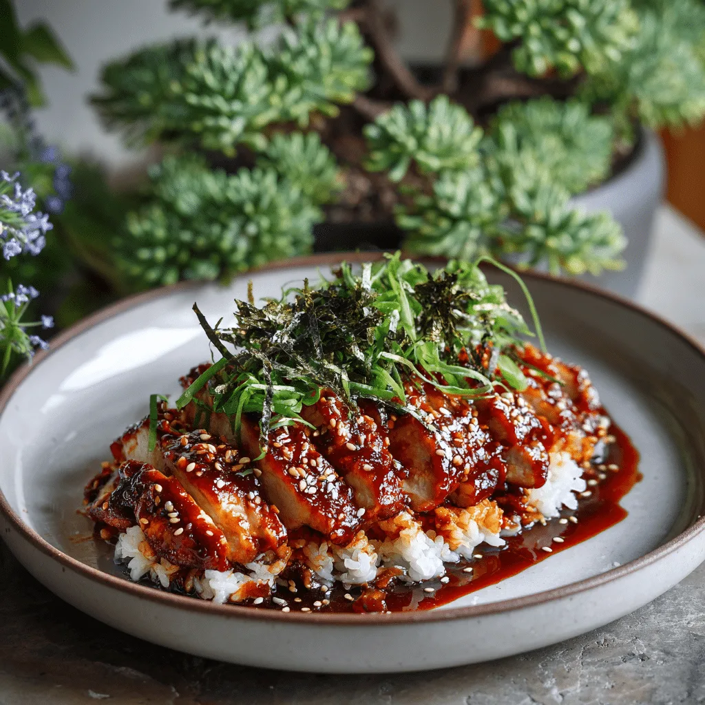 Korean Chicken Bowls