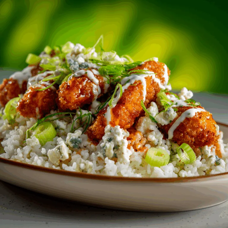 Buffalo Chicken Rice Bowl