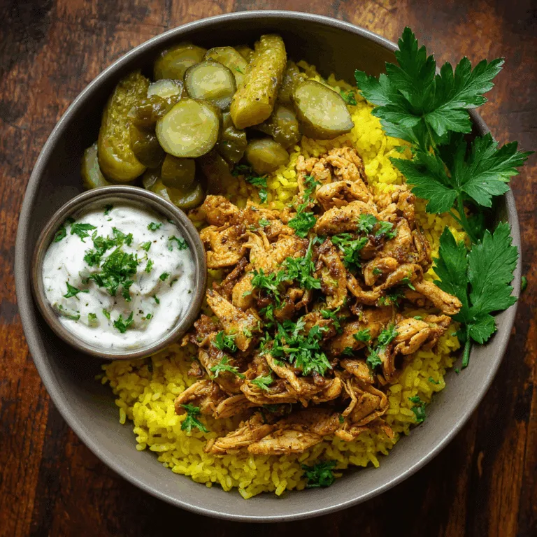 Chicken Shawarma Rice Bowls