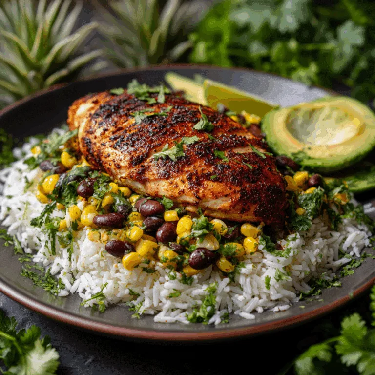 Southwest Chicken and Rice Bowl