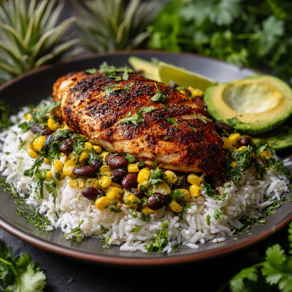 Southwest Chicken and Rice Bowl