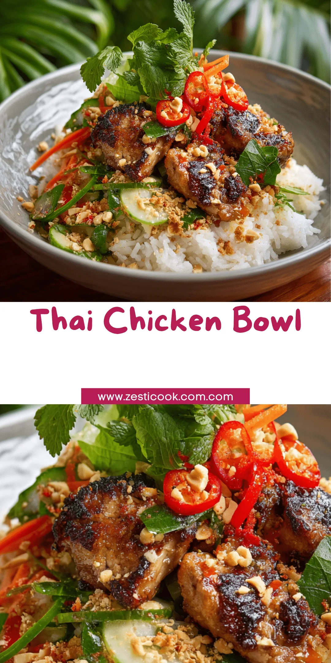 Thai Chicken Bowl – Zesti Cook