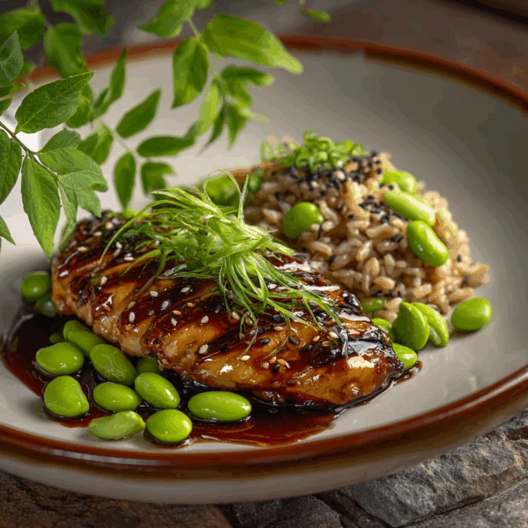 Chicken and Edamame Bowl