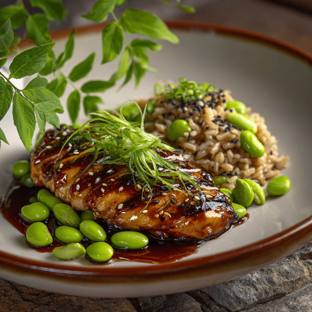 Chicken and Edamame Bowl