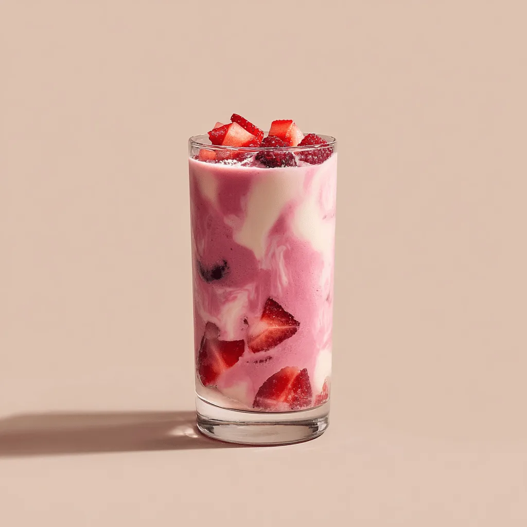 Korean Strawberry Milk