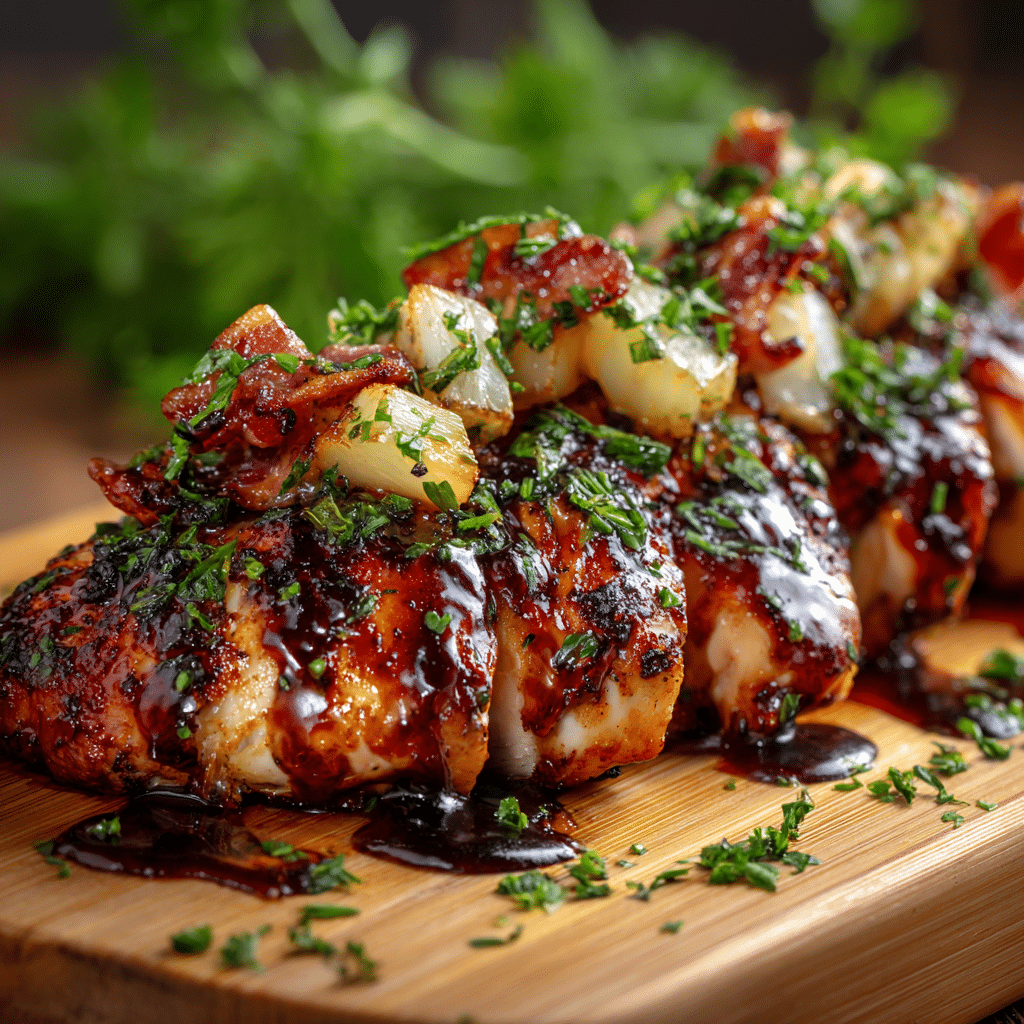 Pineapple BBQ Chicken with Bacon