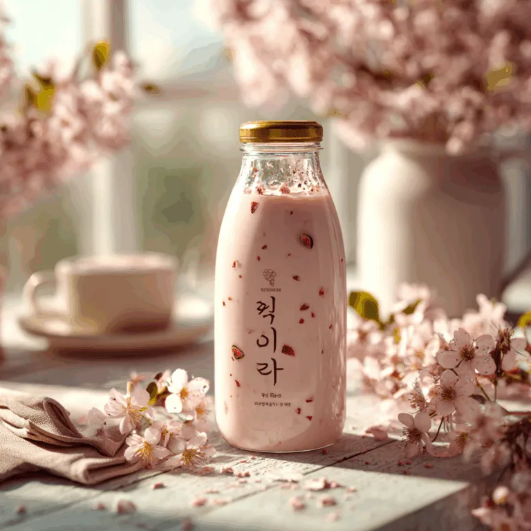 Korean Strawberry Milk