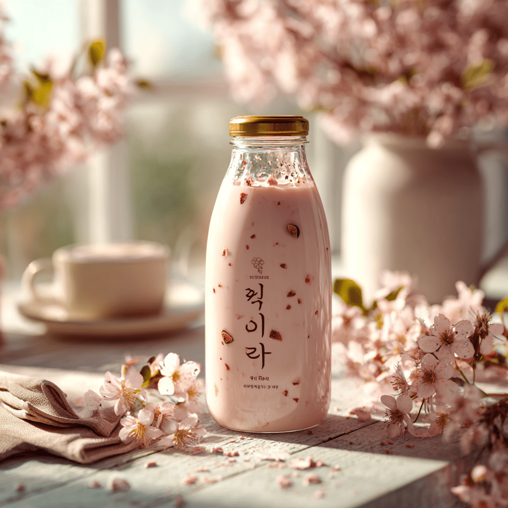 Korean Strawberry Milk