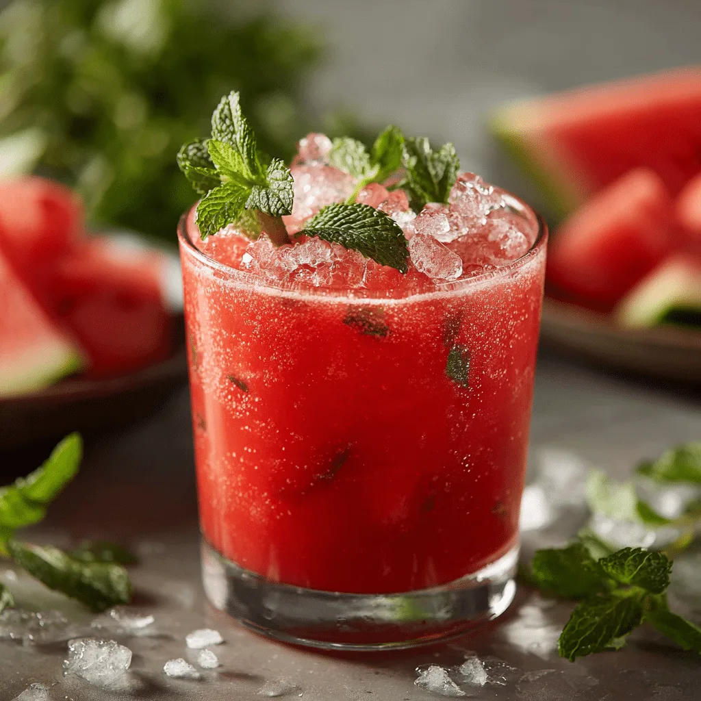 Watermelon Mint Cooler