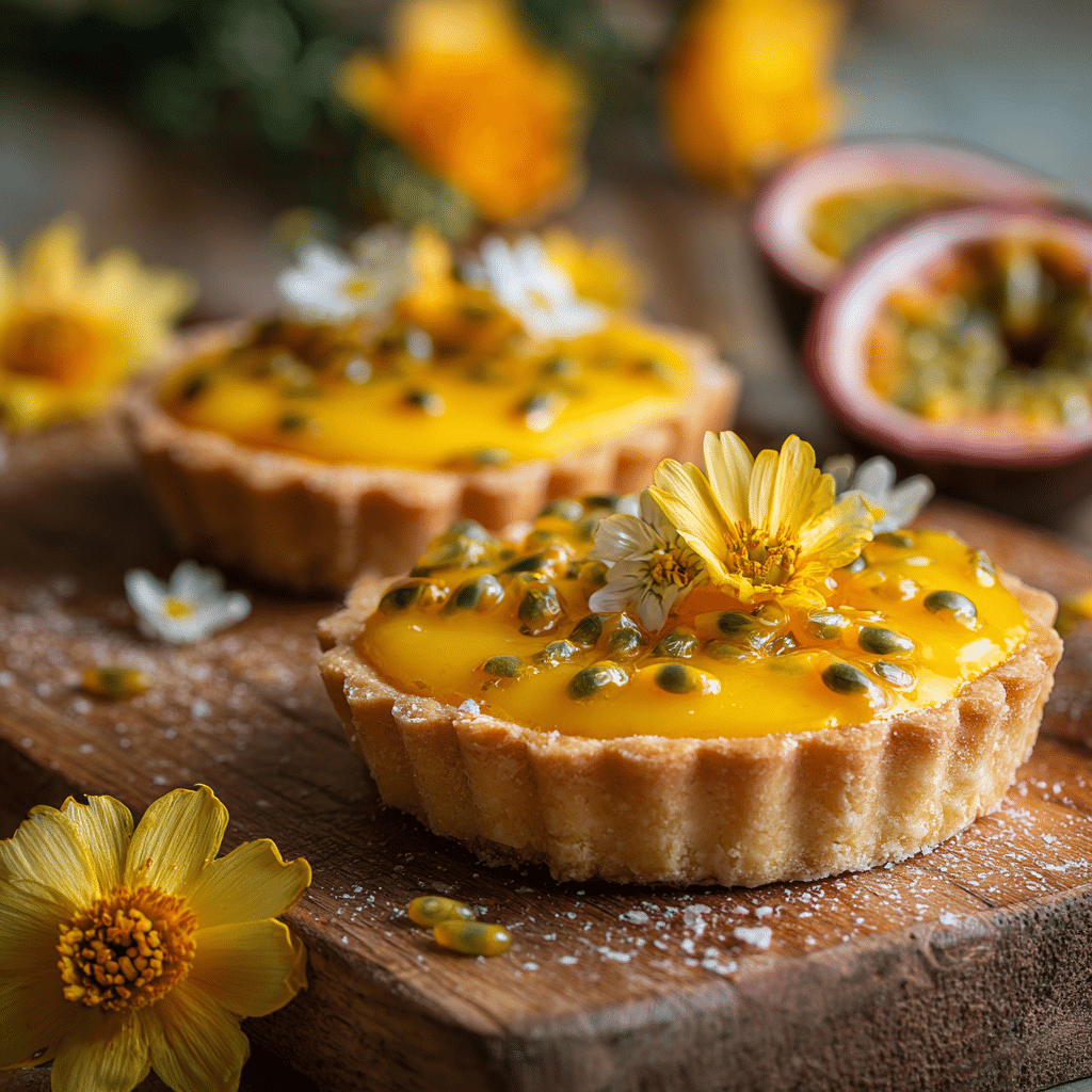 Mango Passionfruit Tartlets