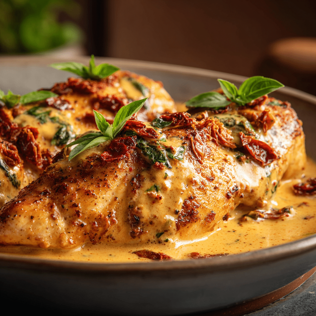 Creamy Chicken with Sun-Dried Tomatoes