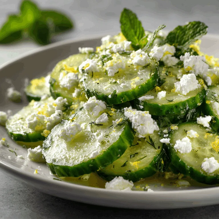 Cucumber Feta Salad