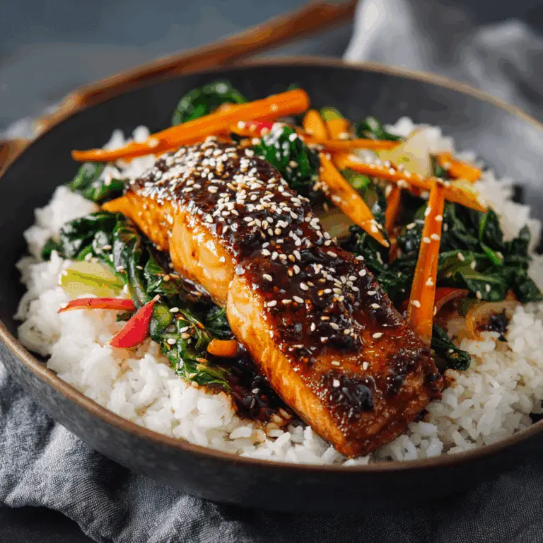Teriyaki Salmon and Rice