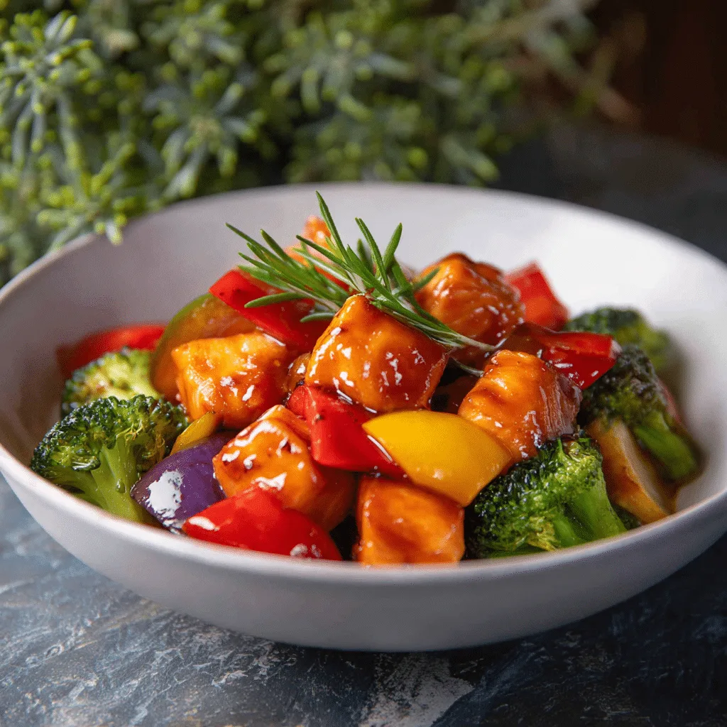 Salmon Stir Fry
