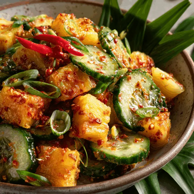 Pineapple Cucumber Salad