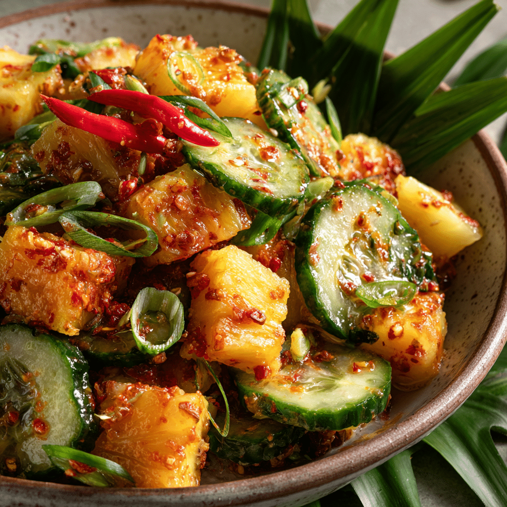 Pineapple Cucumber Salad
