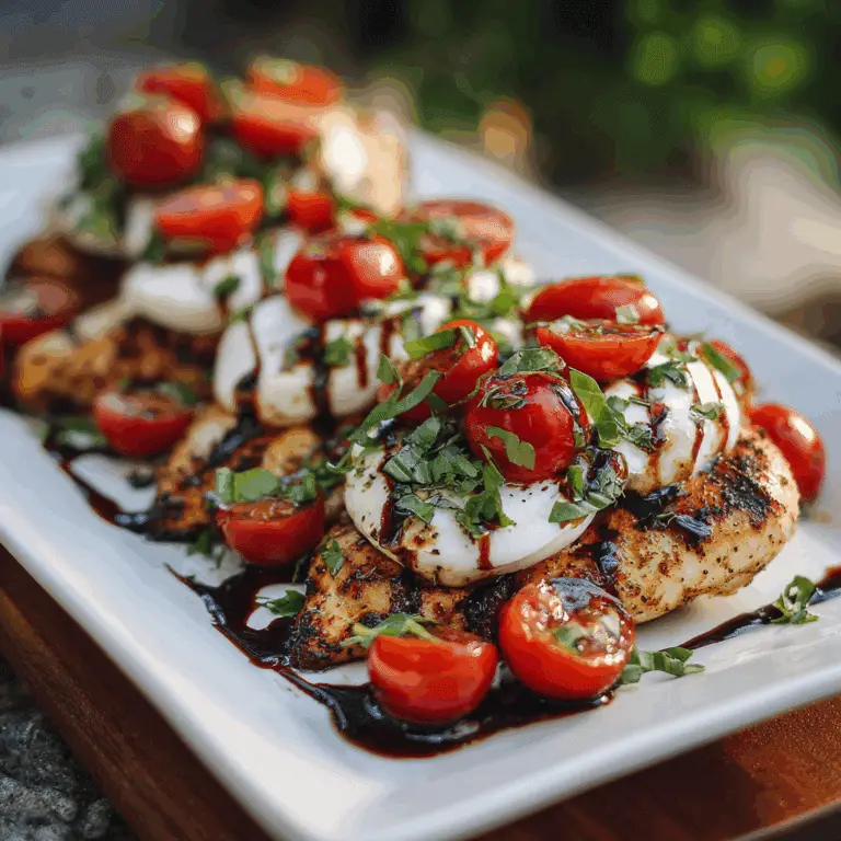 Grilled Caprese Chicken