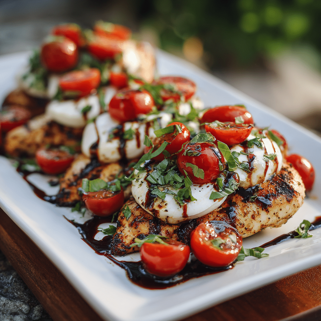Grilled Caprese Chicken
