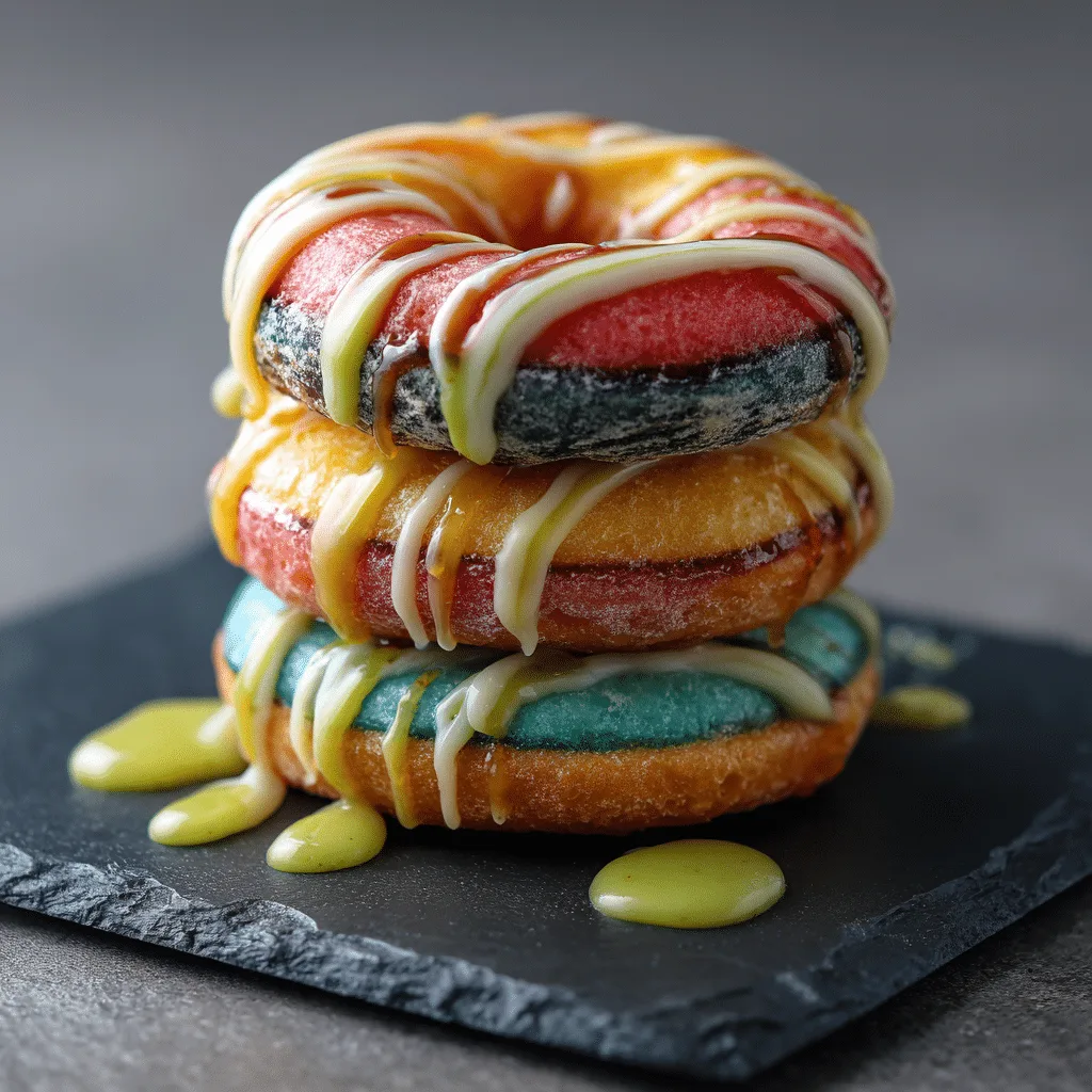 Mochi Donuts Cake