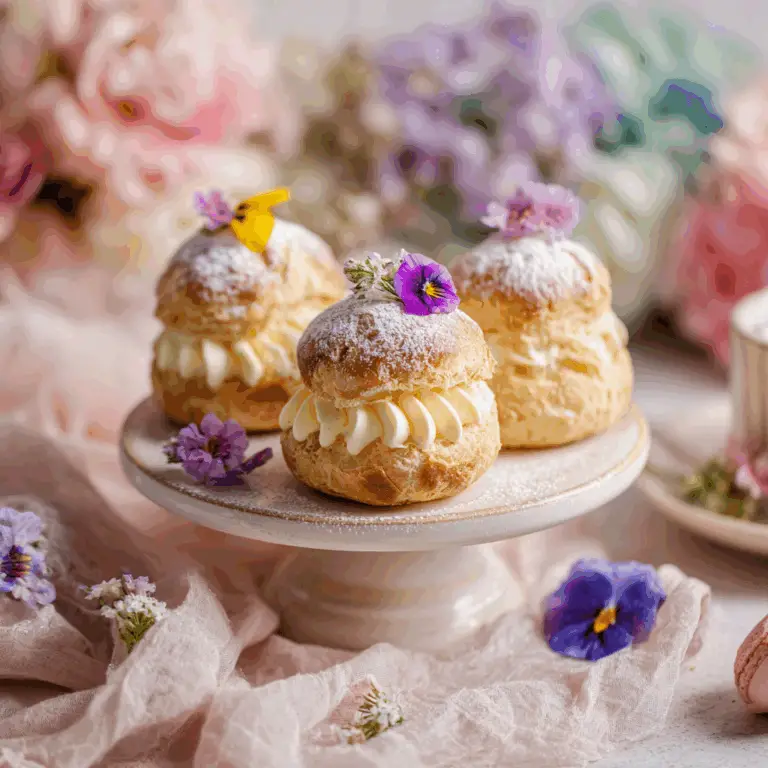 Springtime Lemon Cream Puffs Recipe