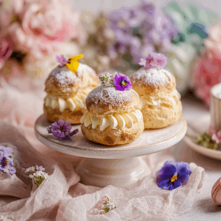 Springtime Lemon Cream Puffs Recipe