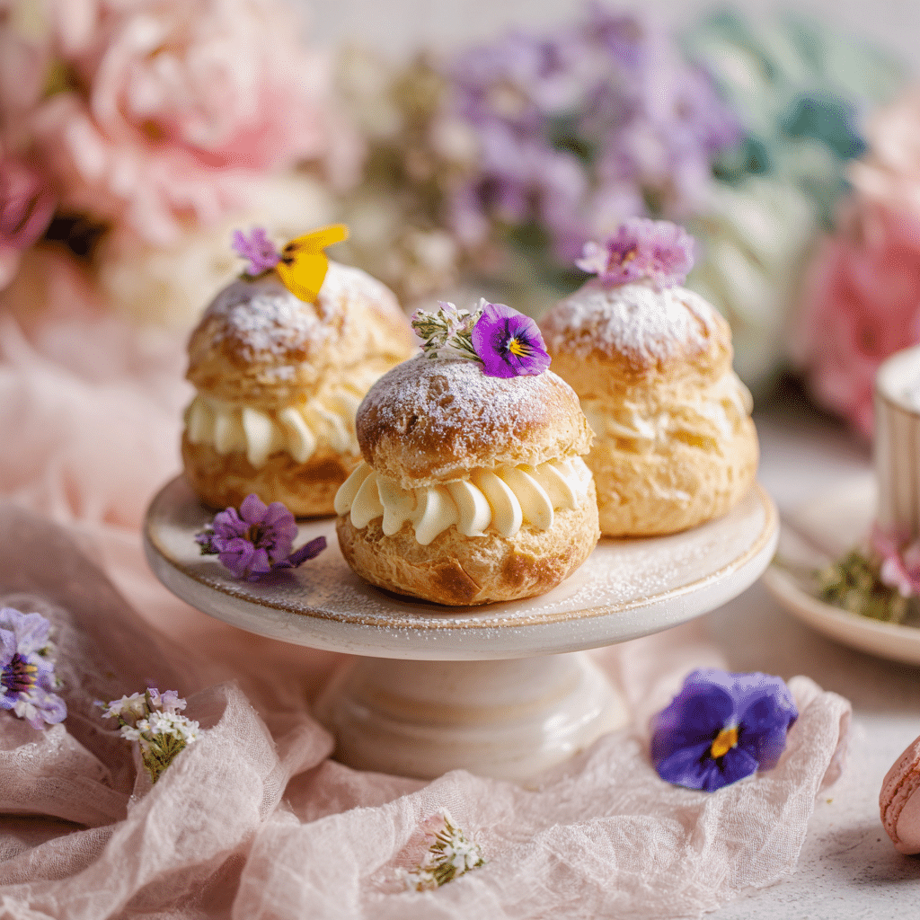 Springtime Lemon Cream Puffs Recipe