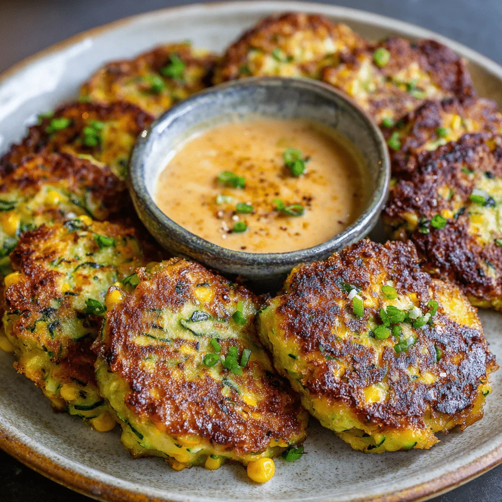 Zucchini Corn Fritters