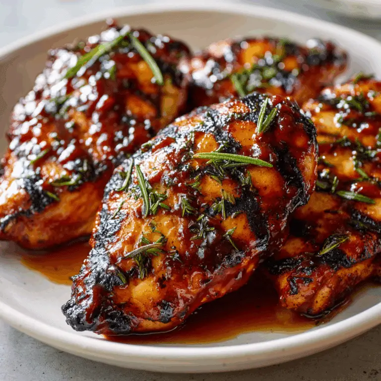 Grilled BBQ Chicken Breasts