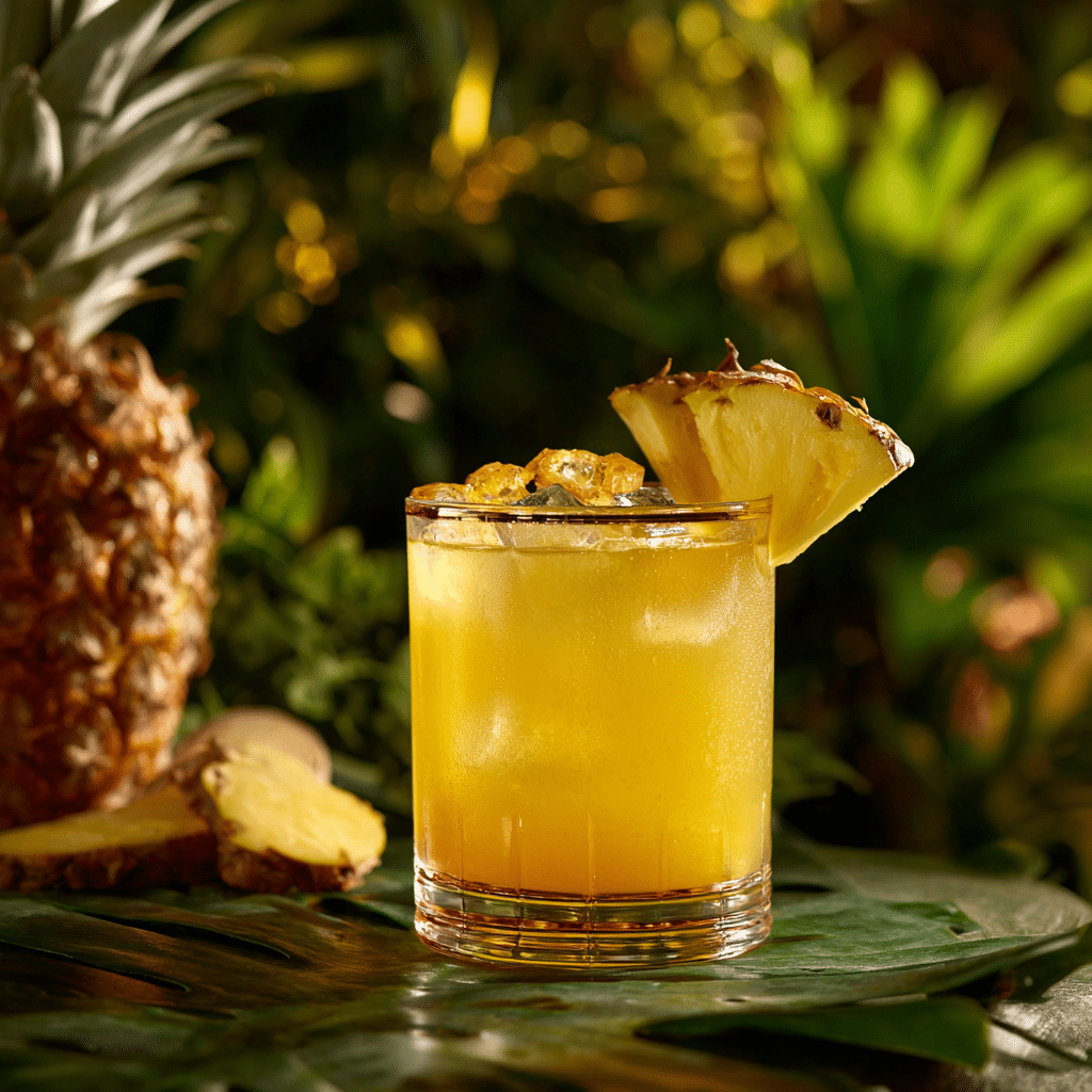 Tropical Pineapple Ginger Punch Recipe