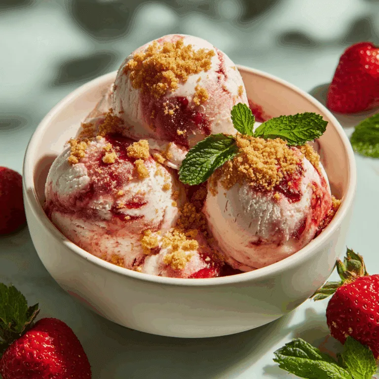 Strawberry Cheesecake Ice Cream