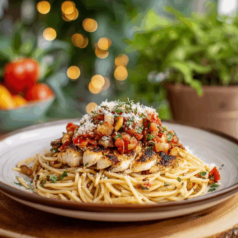 Bruschetta Chicken Pasta