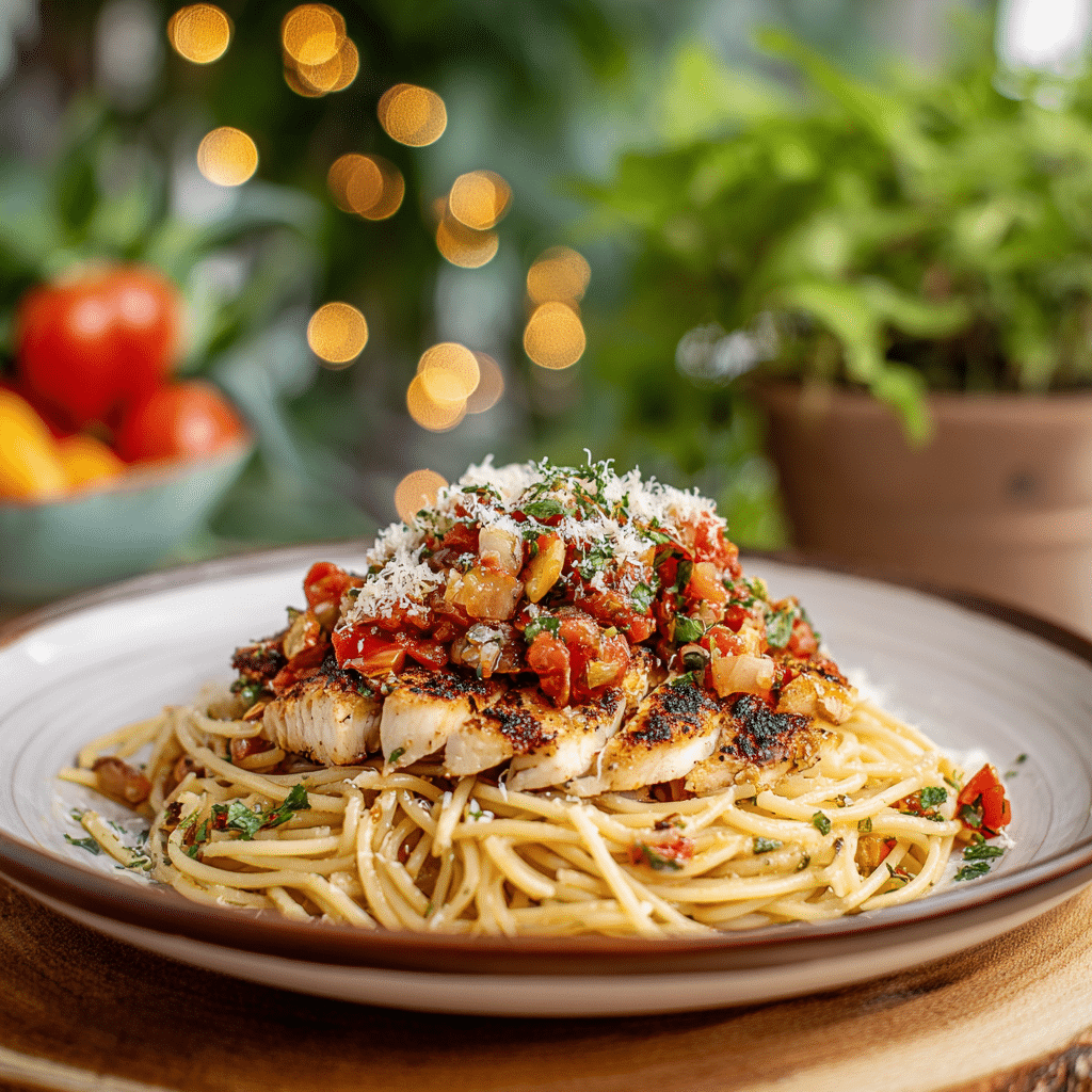 Bruschetta Chicken Pasta
