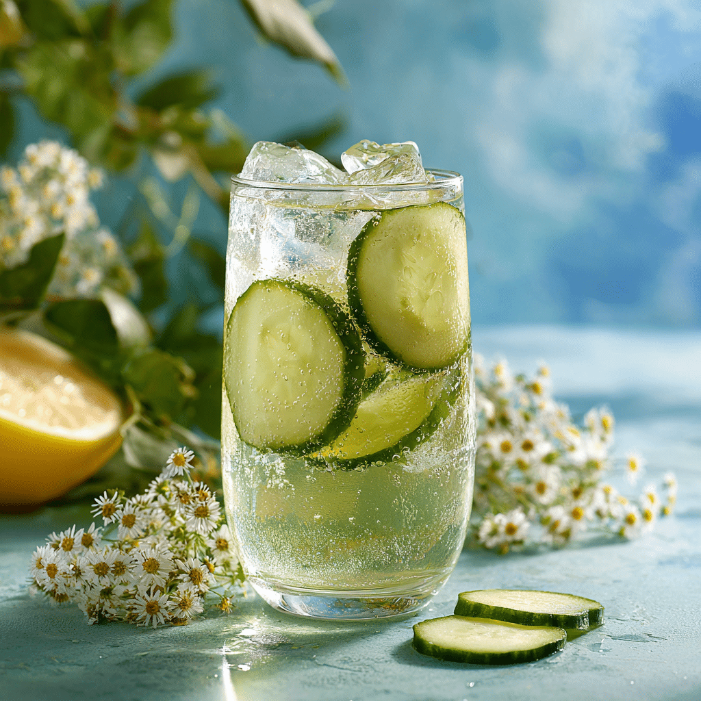 Lemon Cucumber Sparkling Water