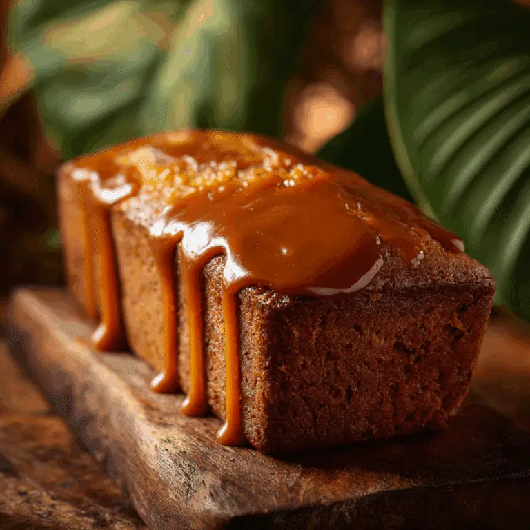 Salted Caramel Banana Cake