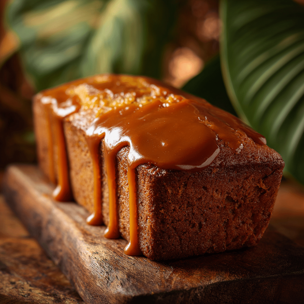 Salted Caramel Banana Cake