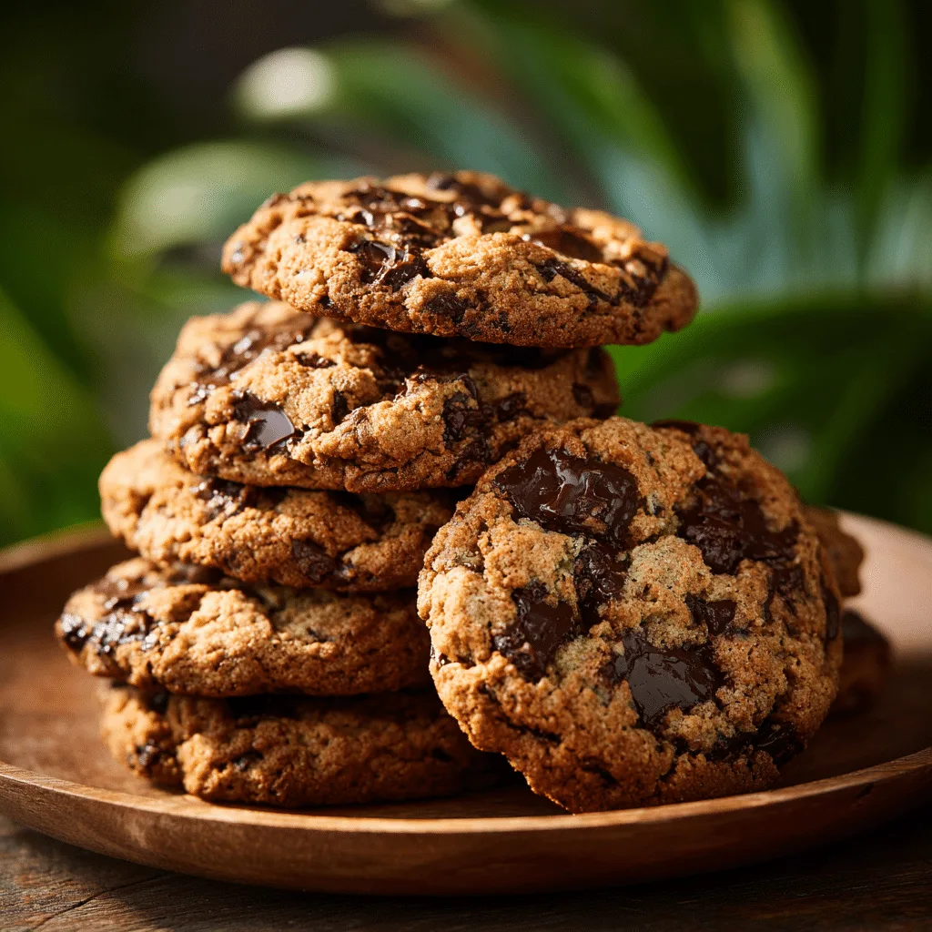 Tahini Chocolate Chip Cookies