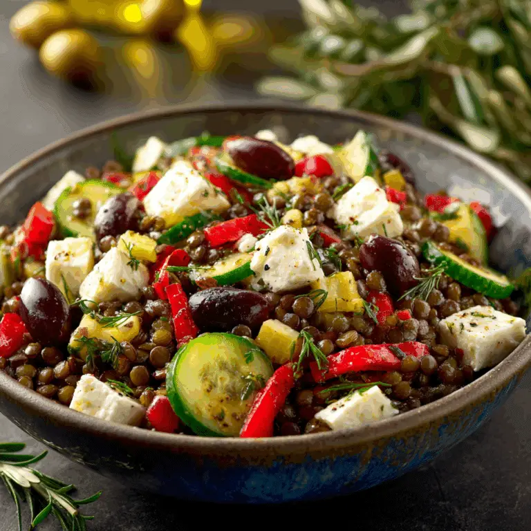 Mediterranean Lentil Salad