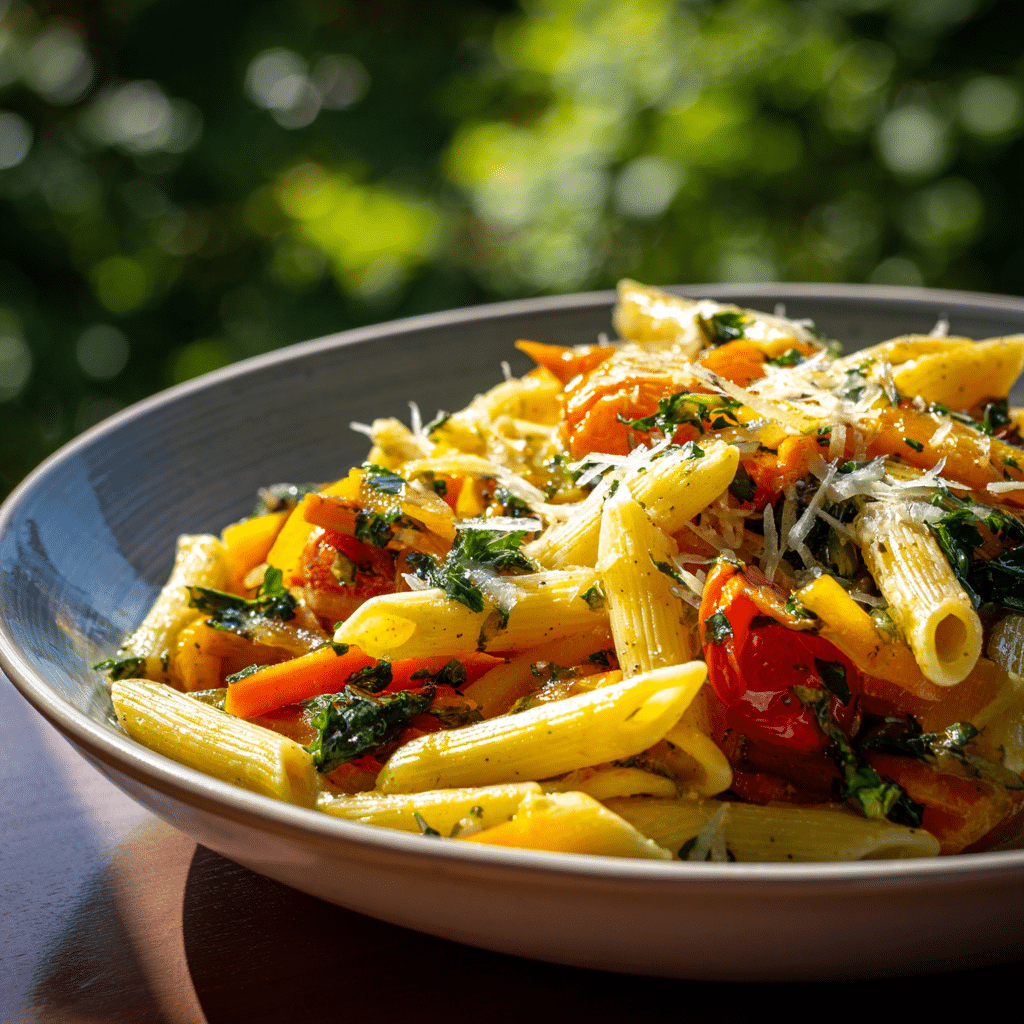 No Cook Summer Pasta Sauce with Fresh Tomatoes