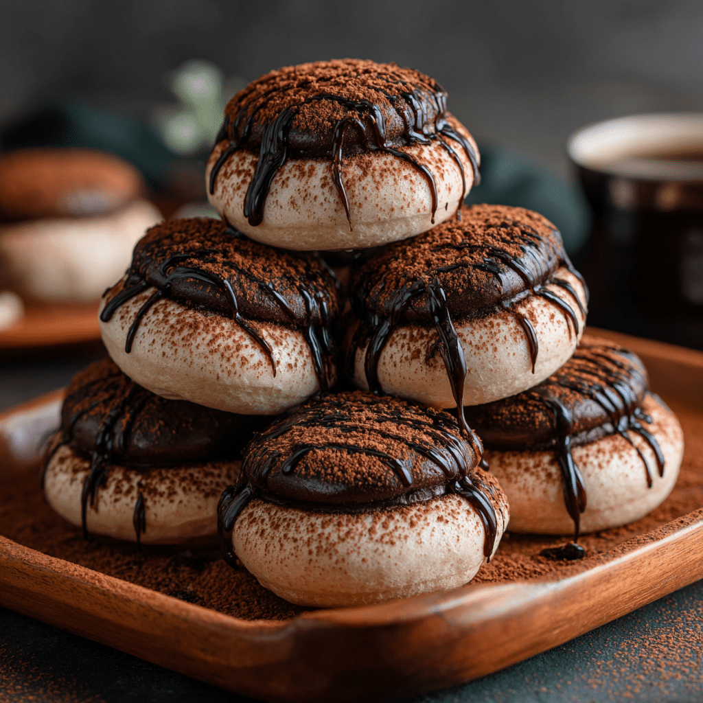 Chocolate Steamed Buns Cake