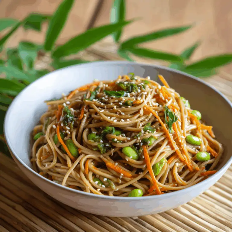 Sesame Soba Noodle Salad