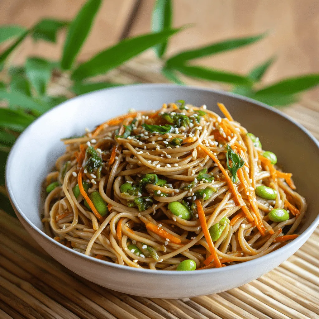 Sesame Soba Noodle Salad