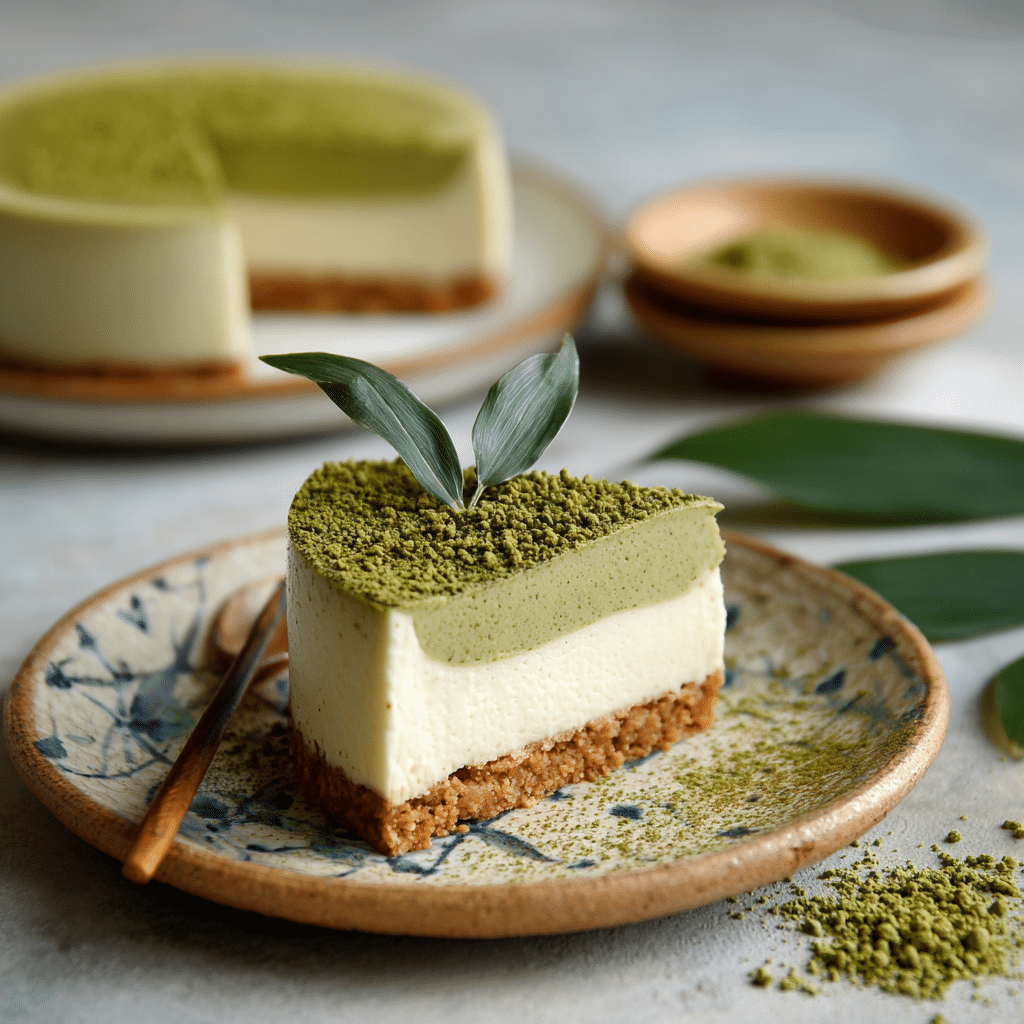 Matcha Cheesecake Cake