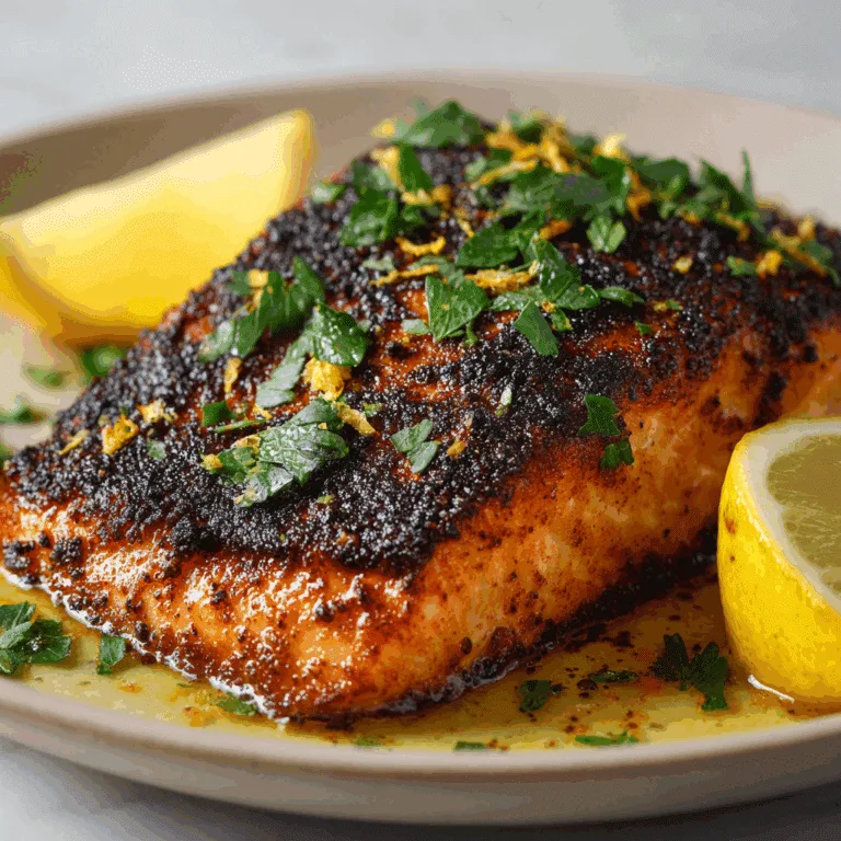Easy Blackened Salmon Recipe