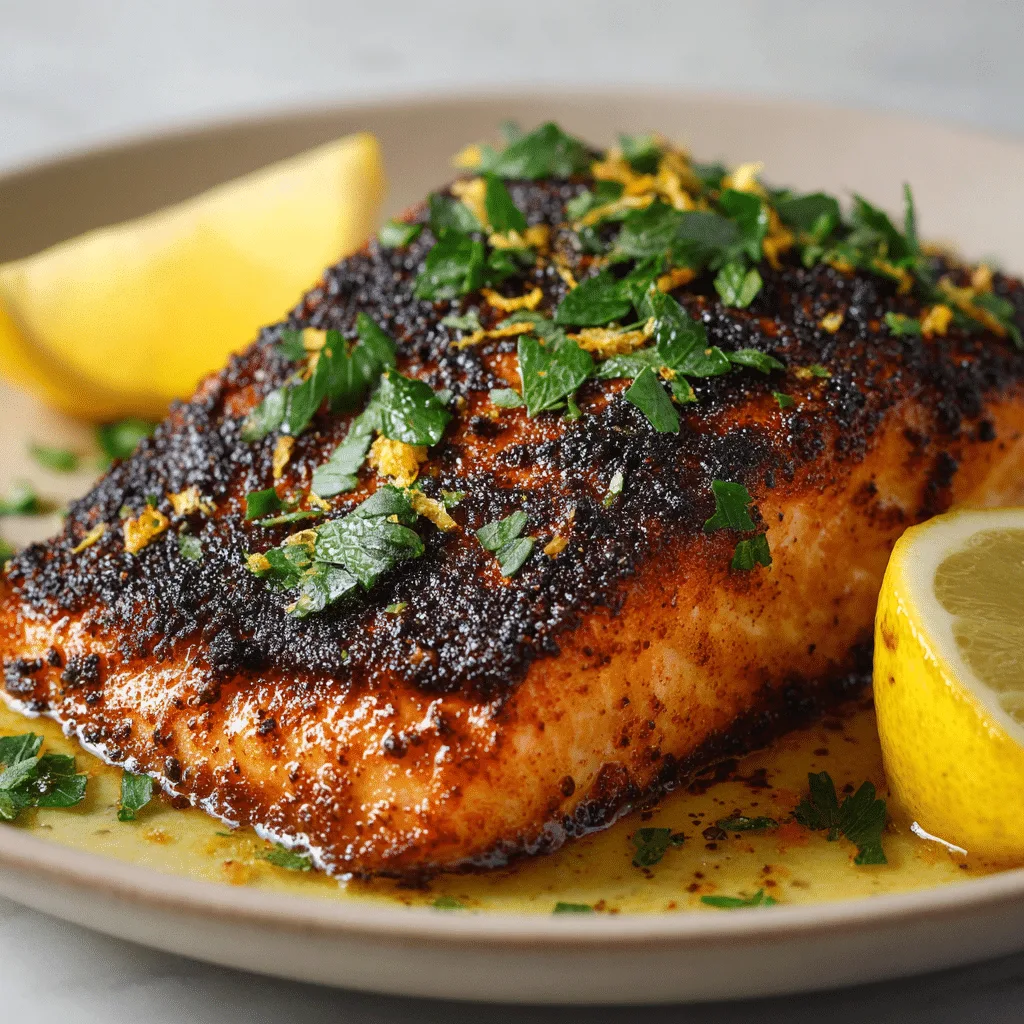 Easy Blackened Salmon Recipe