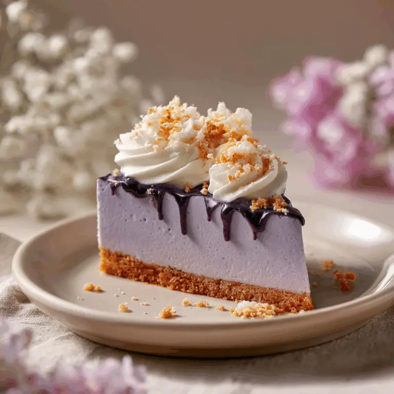 Ube Cheesecake