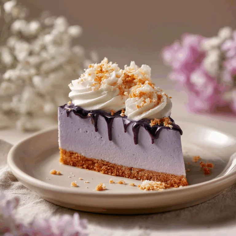 Ube Cheesecake