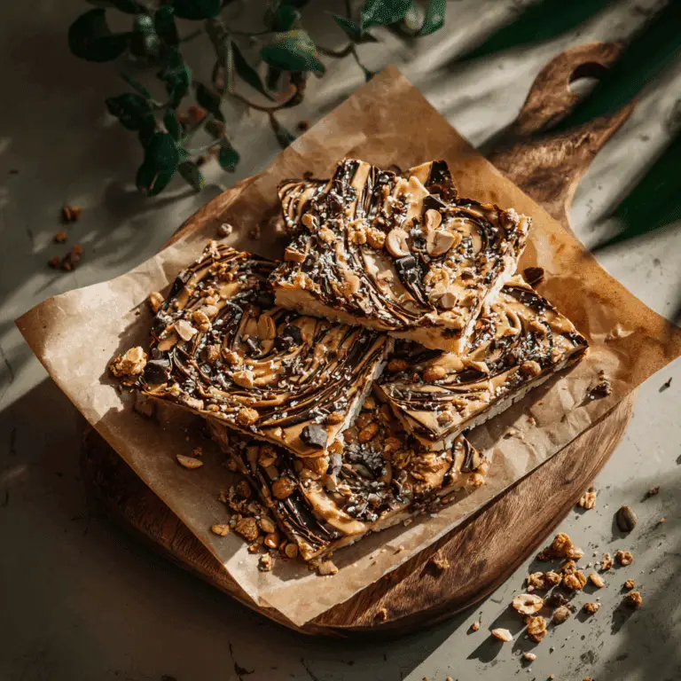 Peanut Butter Rice Cake Bark