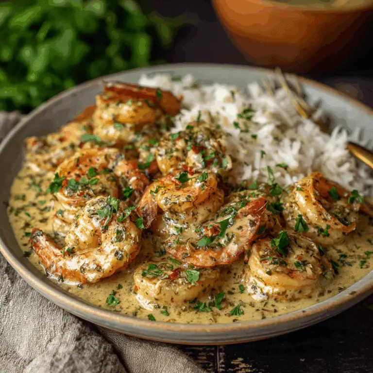 Easy Creamy Garlic Shrimp (15 Minutes)